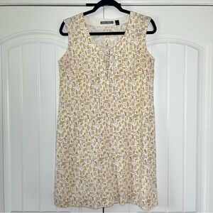 Dickie Walker Women’s Nautical Boat Marine Sleeveless Shift Dress Size Medium